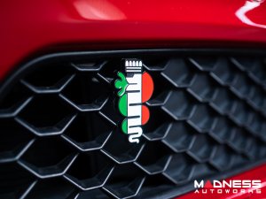Alfa Romeo Emblem - Biscione - 3D - Large - Bolt On 